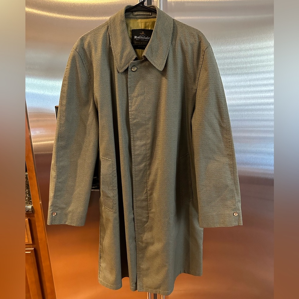 Vintage RAINFAIR Rain Topcoats Size 44 Men